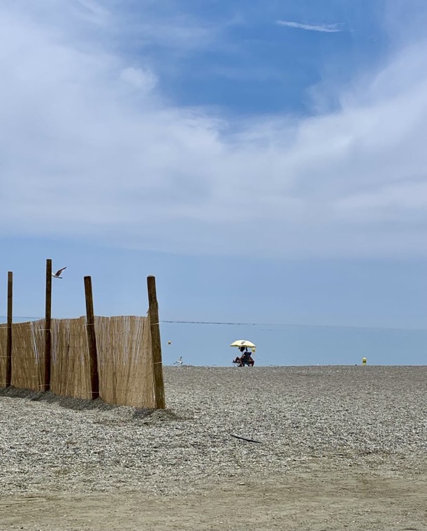 Stranden vid Boraz i Torre del Mar