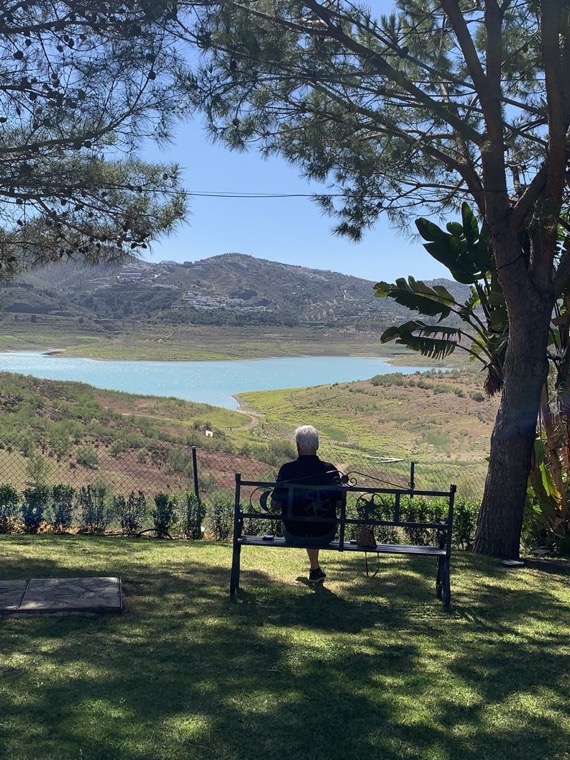 Parken vid Hotel Vinuela