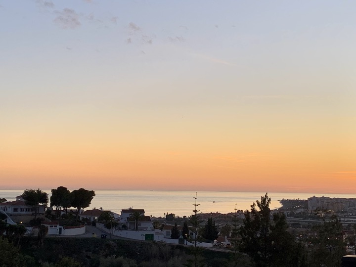 Solnedgång över Torre del Mar